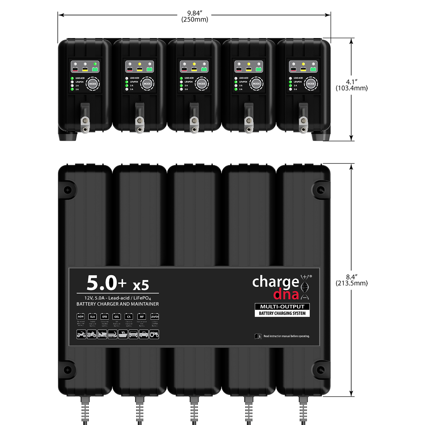 ChargeDNA 5.0+ x5